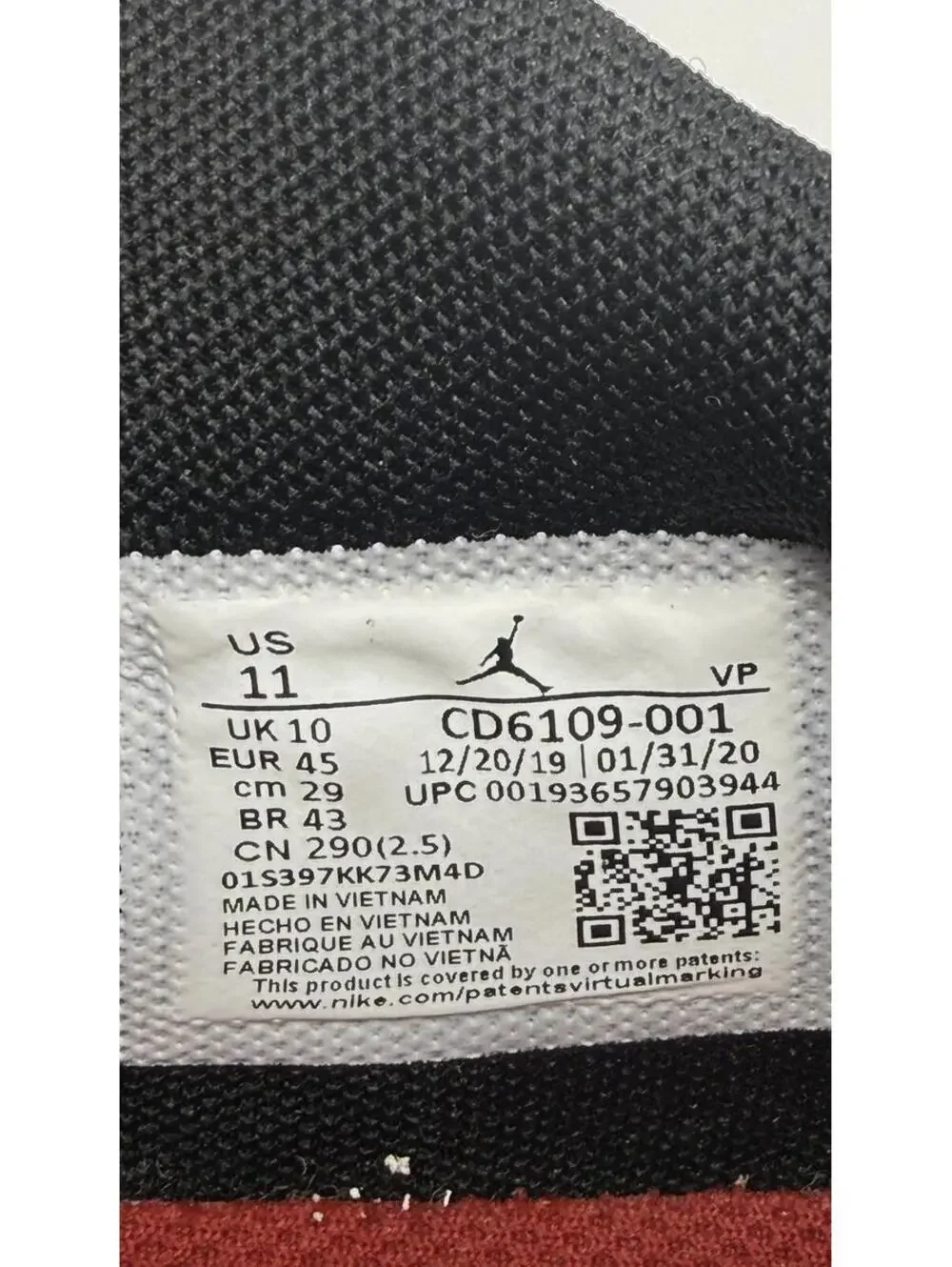 Jordan Delta SP Black Mens Size 11 React Mesh Suede‎ Sneakers